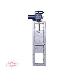 Motorised Guillotine Damper with Electrical Actuator