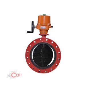 Motorised Rubber Lined Double Flanged Butterfly Valve with Electrical Actuator in Kolkata