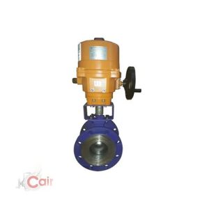 Motorized V-Port Ball Valve with Electrical Actuator