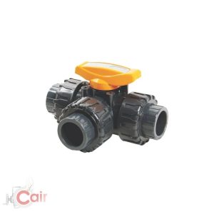 UPVC 3 Way True Union Ball Valve in Kolkata